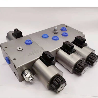 คุณภาพ  cartridge Hydraulic Solenoid Valve Manifold Block customized โรงงาน