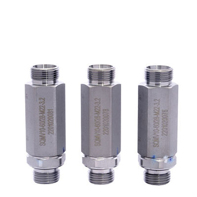 350Bar วัลล์วไฮดรอลิกไฟล์ลมเหล็ก Single Way Solenoid วาล์วกระตุ้น