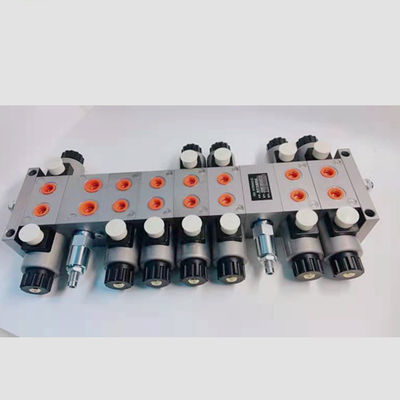 ทนทาน 24V 6 ธนาคารหลอดไฮดรอลิก manifolds สําหรับบล็อกเหล็กซอลีนอยด์หลอด