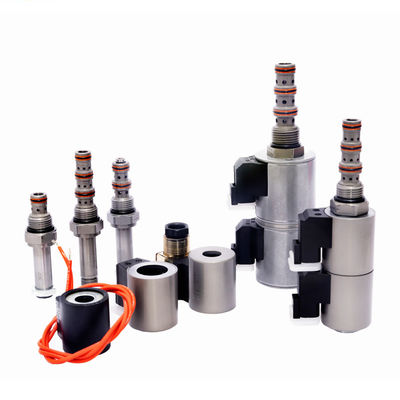 น้ํามันเหลว Plug-In Cartridge Solenoid Valve สองตําแหน่งสองทาง