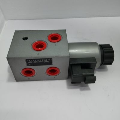 วาล์วซอลีนอยด์ไฮดรอลิกอุตสาหกรรม 2 ตําแหน่ง 6 ทาง 12V 24V DC