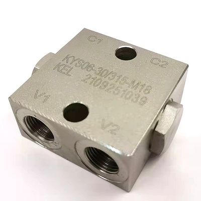 วาล์วตรวจสอบไฮดรอลิกขนาดเล็กที่ทํางานโดยนักบินสองคน VBPDE-FLV Lock Valve