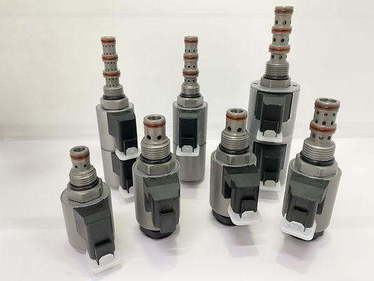 KSF08-22-0-N เครื่องขุดกระสุนไฮดรอลิก วาล์วซอลีนอยด์ VC12 ช่องว่าง