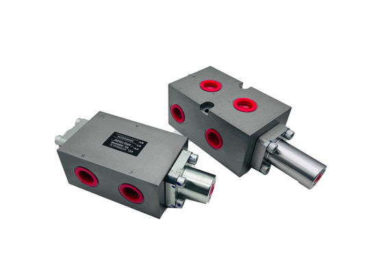 ขนาดเส้นที่สามารถปรับแต่งได้ 24V 6 Bank Hydraulic Valve Manifold สําหรับซอลีนอยด์แวลล์